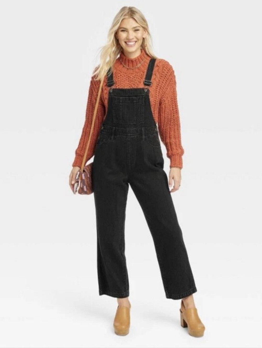 Universal Thread Charcoal Denim Bib Overalls with Copper Hardware. NWT Size 12